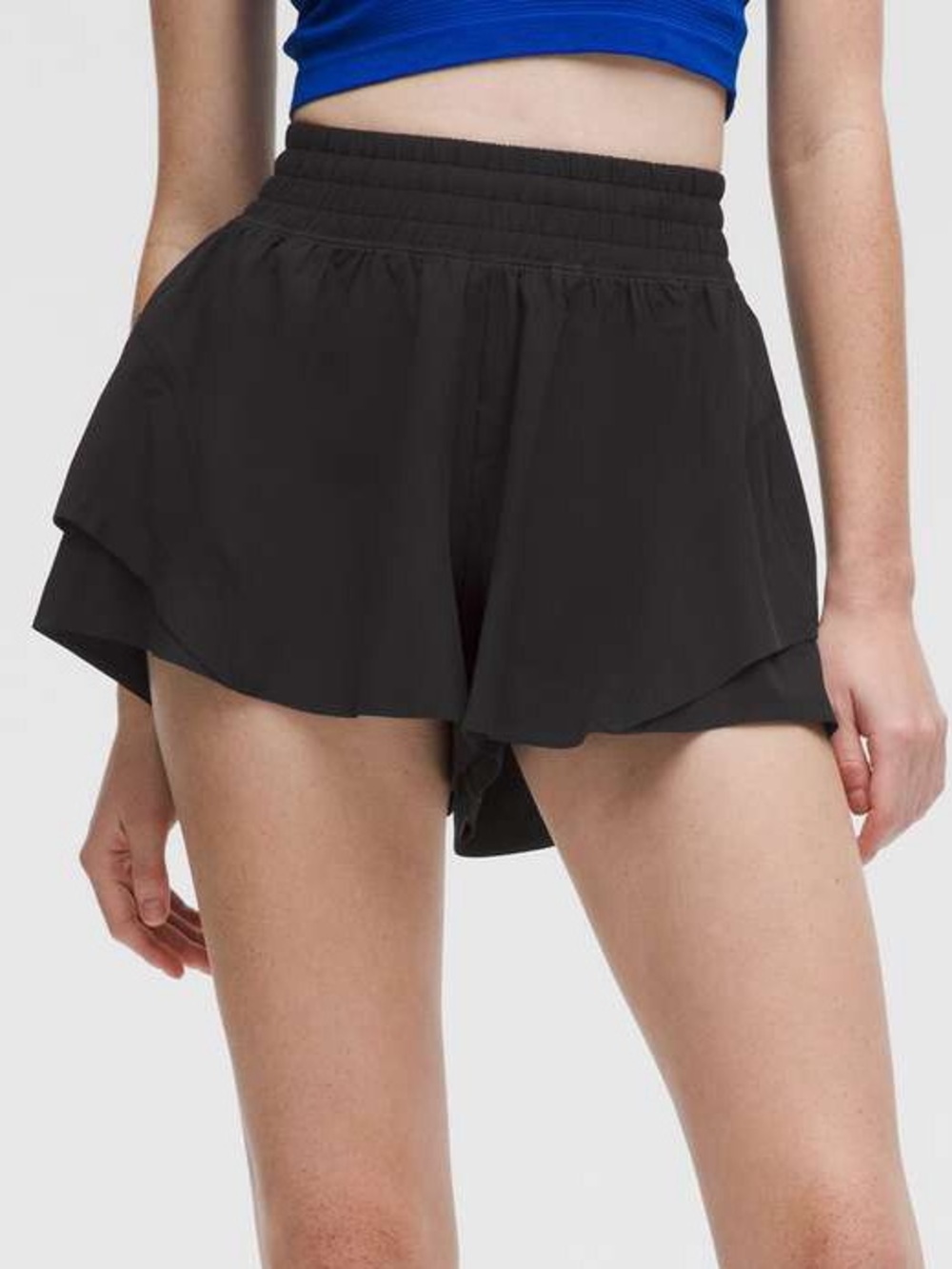 Lululemon Shake It Out High-Rise Running Short 2.5" Black Small